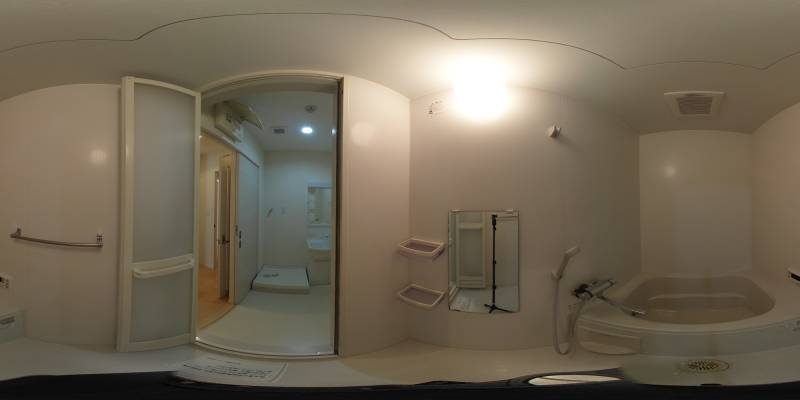 パノラマ画像バスルーム