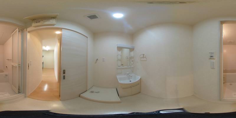 パノラマ画像洗面所