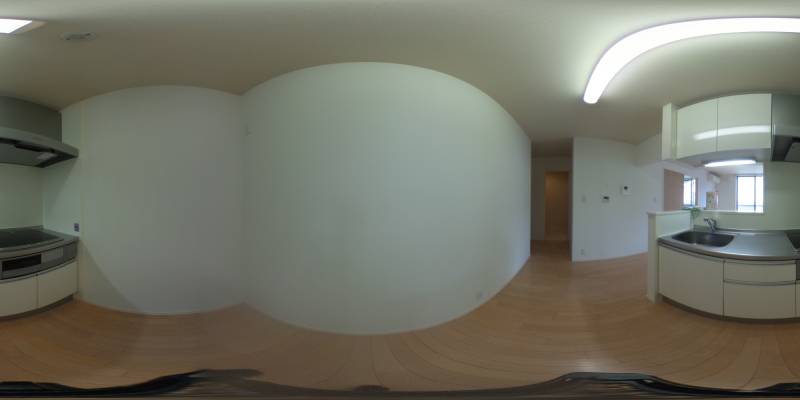 パノラマ画像キッチン