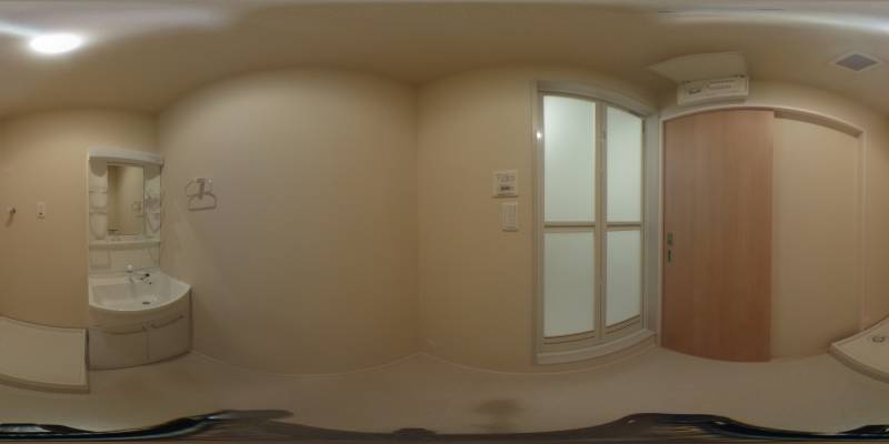 パノラマ画像洗面所