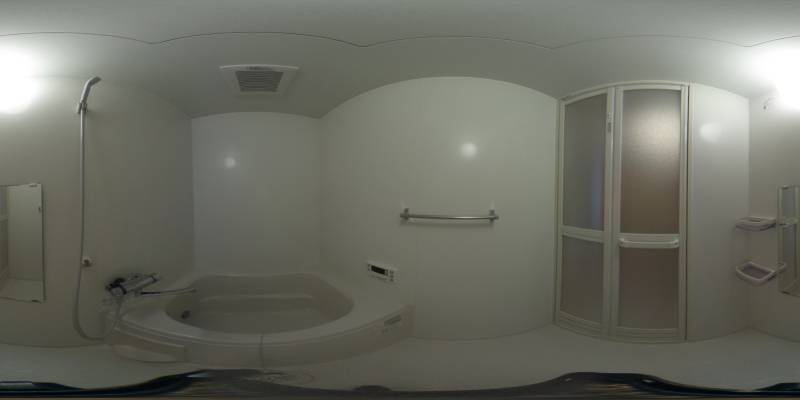 パノラマ画像バスルーム