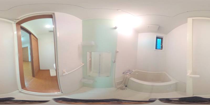 パノラマ画像バスルーム