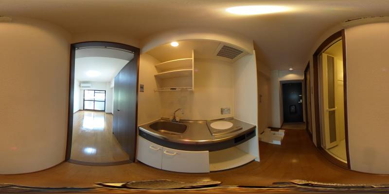 パノラマ画像キッチン