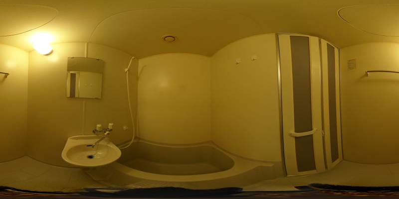 パノラマ画像バスルーム