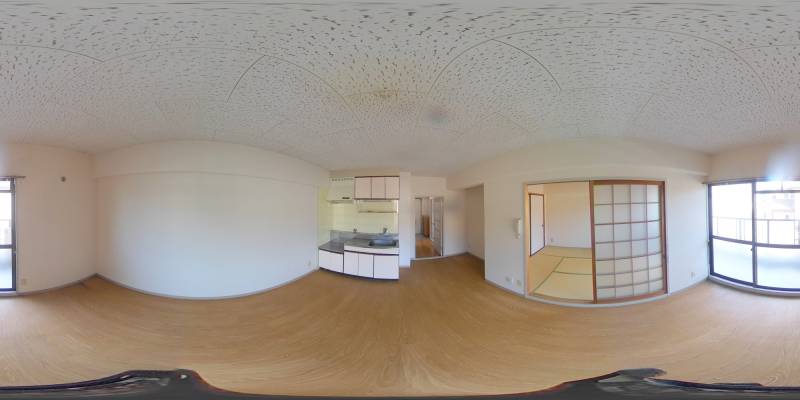 パノラマ画像リビング