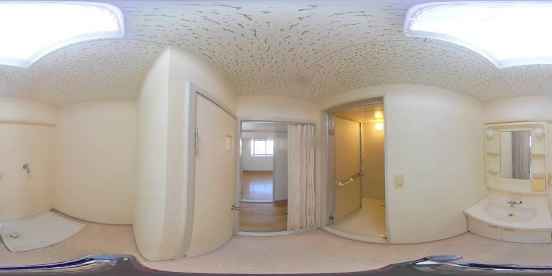 パノラマ画像洗面所