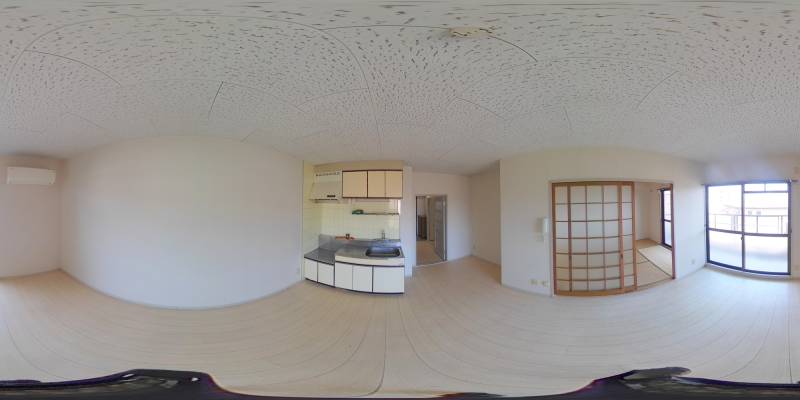 パノラマ画像リビング