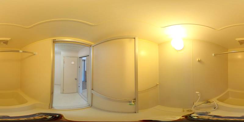 パノラマ画像バスルーム