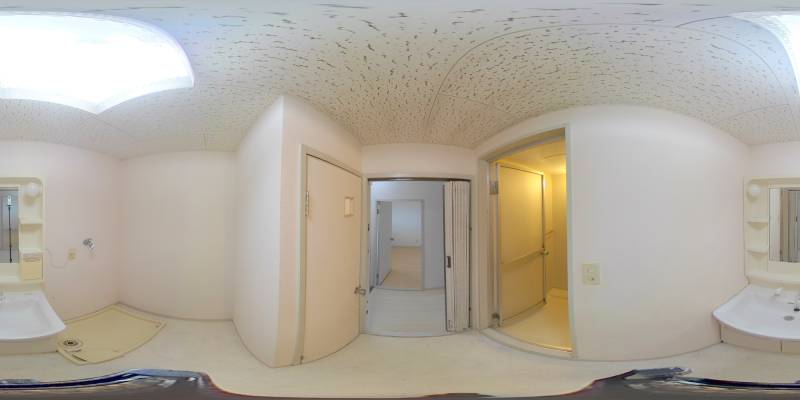 パノラマ画像洗面所