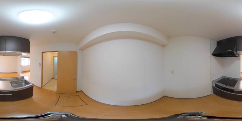 パノラマ画像キッチン