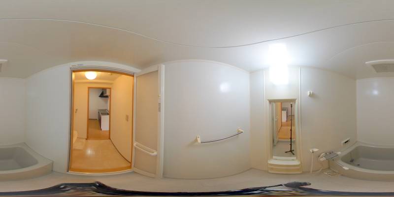 パノラマ画像バスルーム