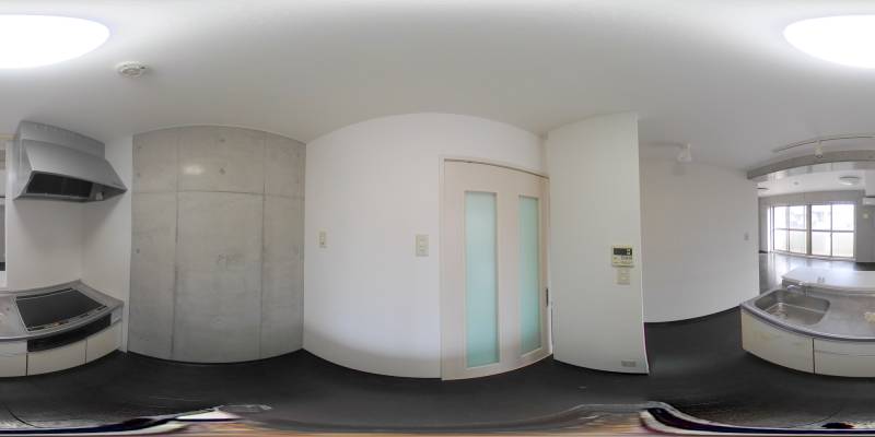パノラマ画像キッチン