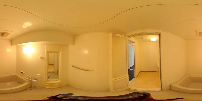 パノラマ画像バスルーム