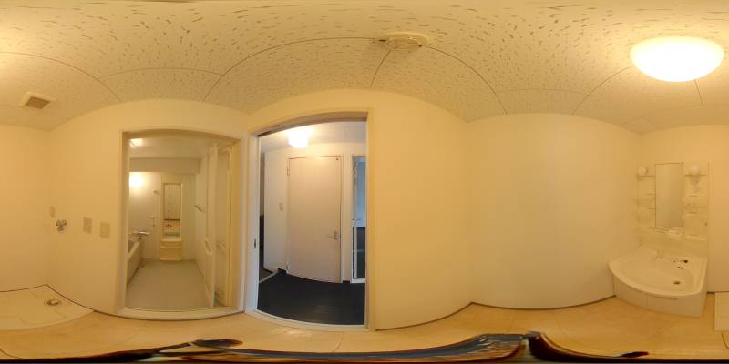 パノラマ画像洗面所