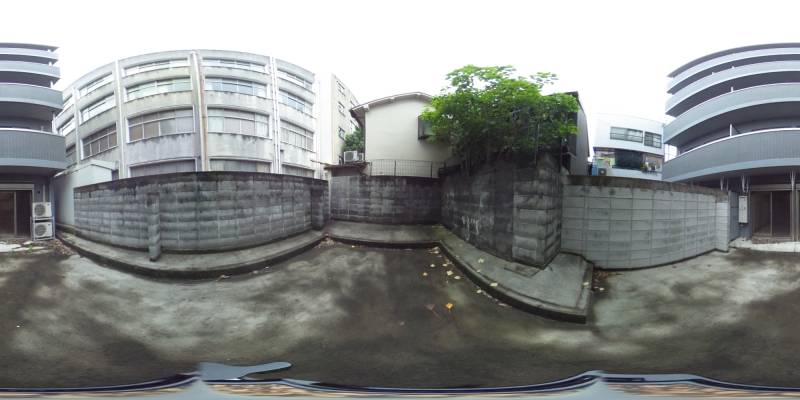 パノラマ画像バルコニー