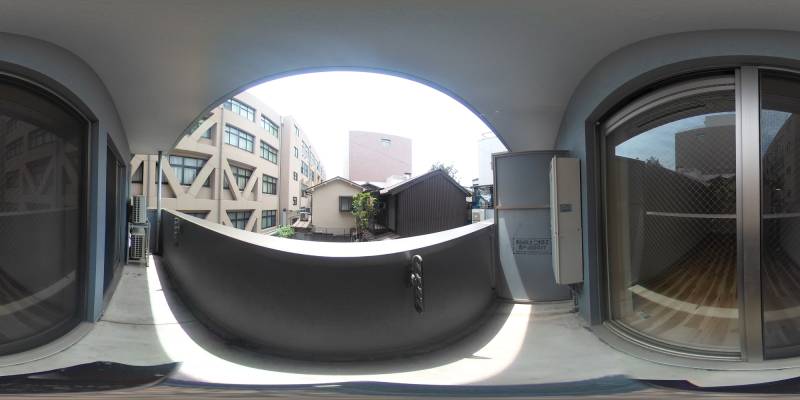 パノラマ画像バルコニー