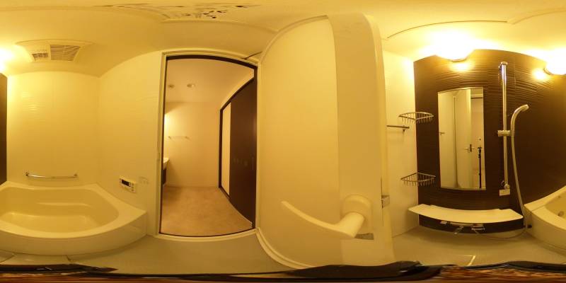 パノラマ画像バスルーム