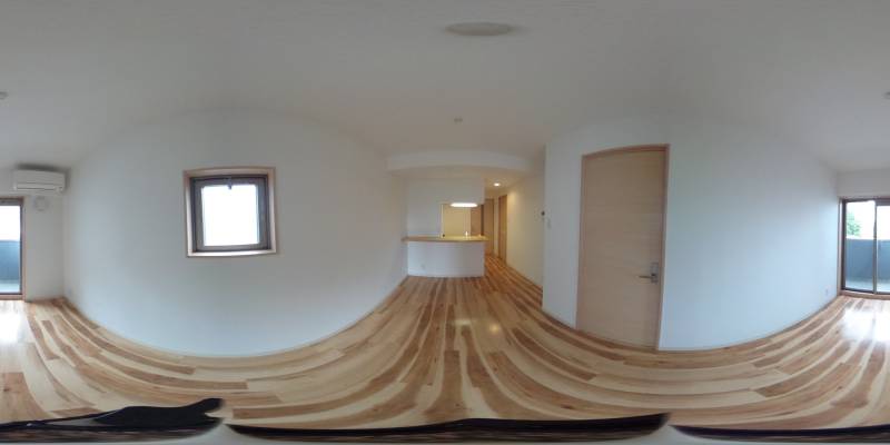 パノラマ画像リビング