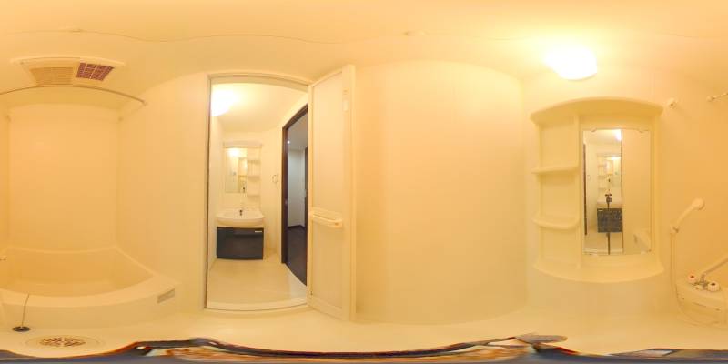 パノラマ画像バスルーム