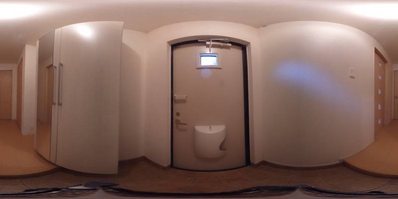 パノラマ画像玄関