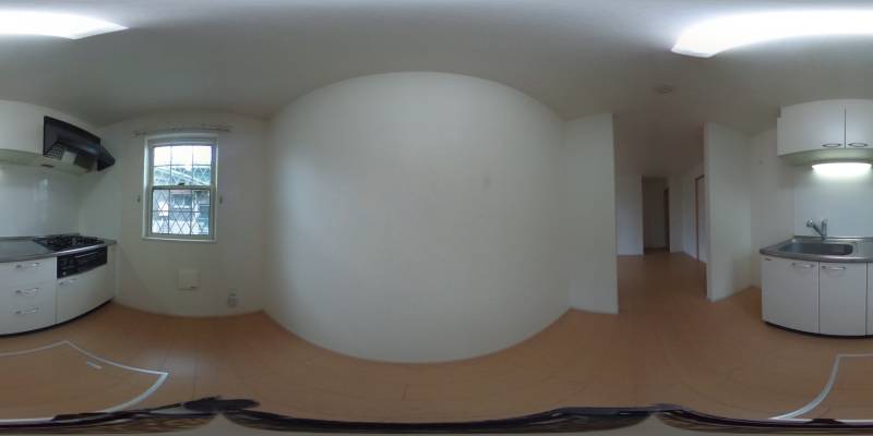 パノラマ画像キッチン