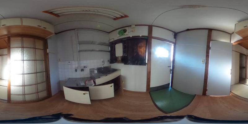 パノラマ画像キッチン