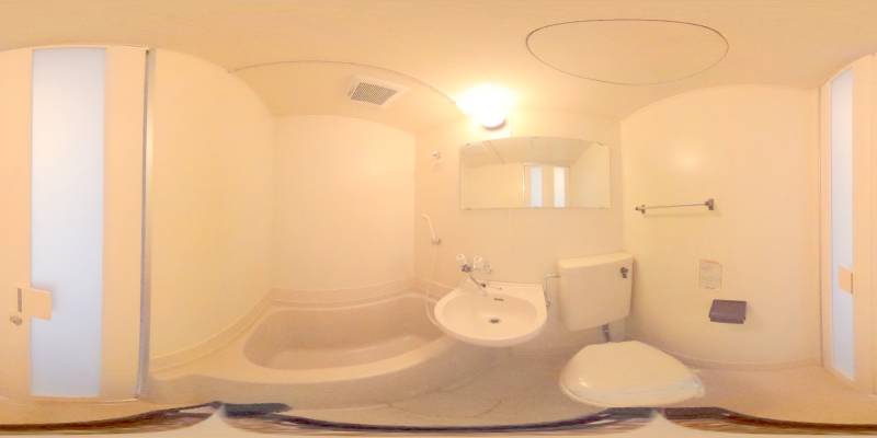 パノラマ画像バスルーム