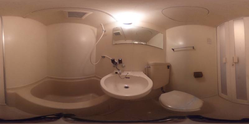 パノラマ画像バスルーム