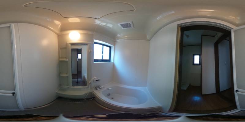 パノラマ画像バスルーム