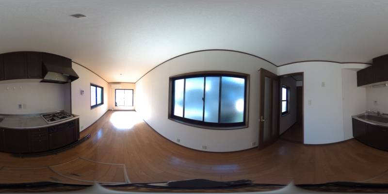 パノラマ画像キッチン