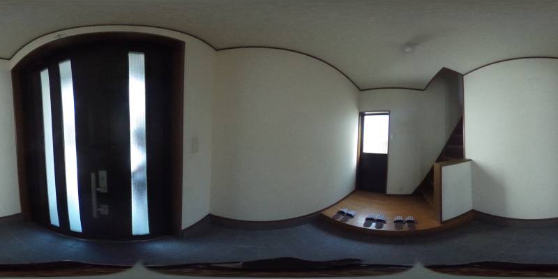 パノラマ画像玄関