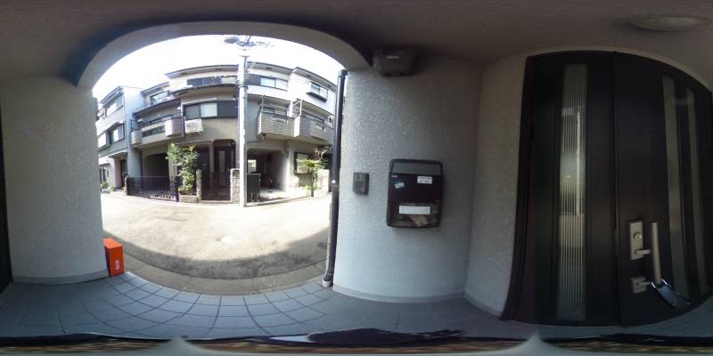 パノラマ画像玄関