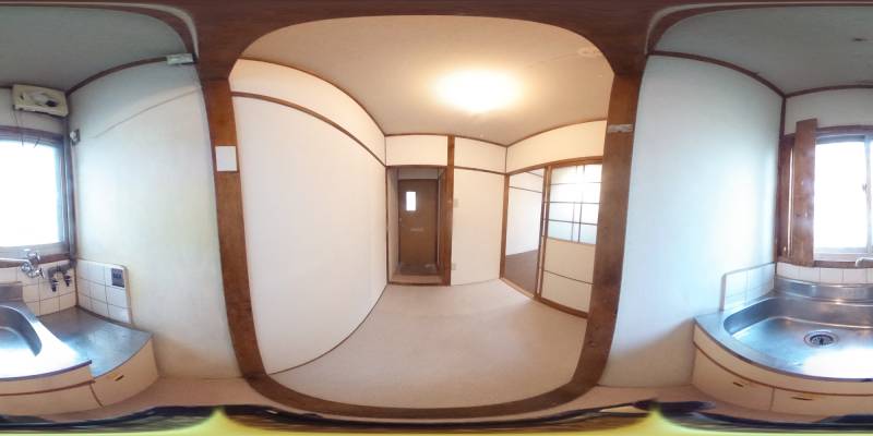 パノラマ画像キッチン