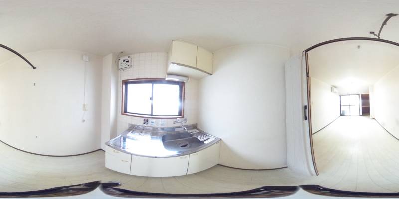 パノラマ画像キッチン