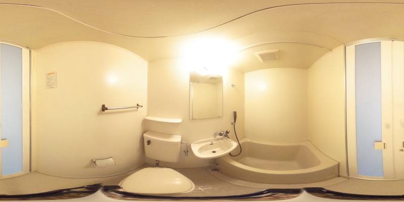 パノラマ画像バスルーム