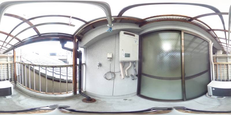 パノラマ画像バルコニー