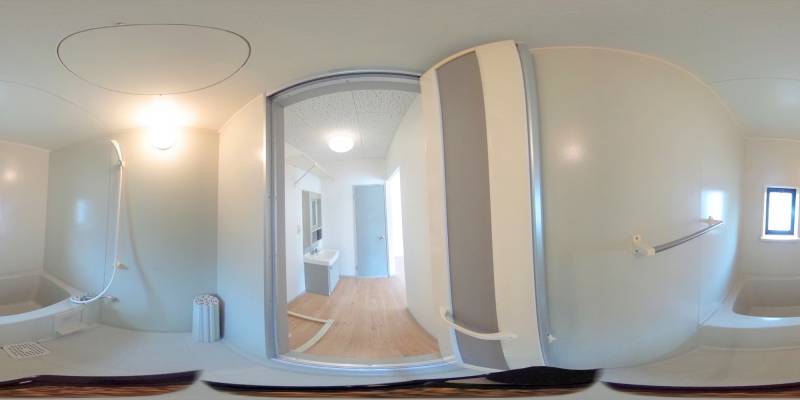 パノラマ画像バスルーム