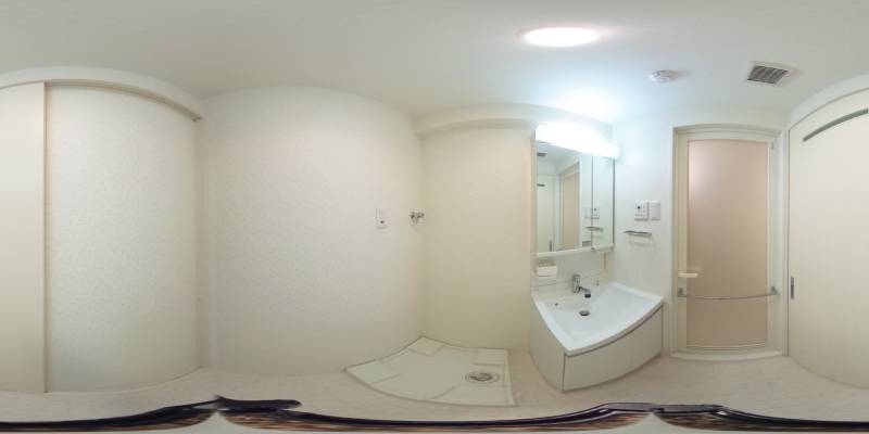 パノラマ画像洗面所