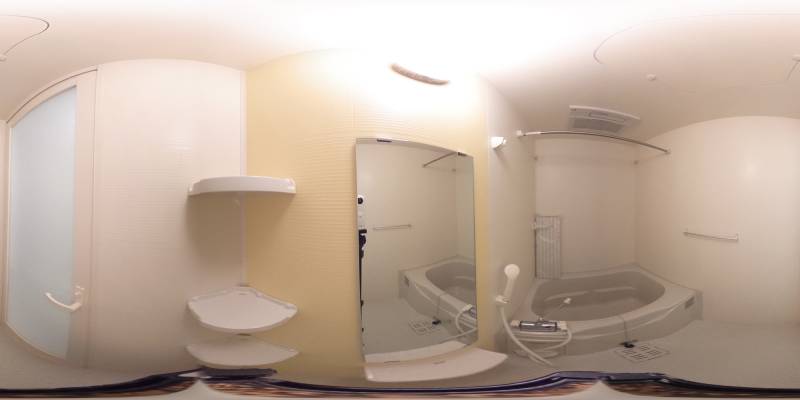 パノラマ画像バスルーム