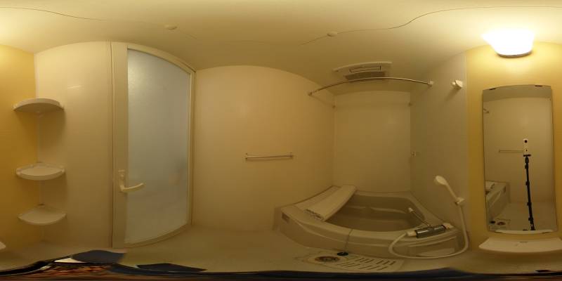 パノラマ画像バスルーム