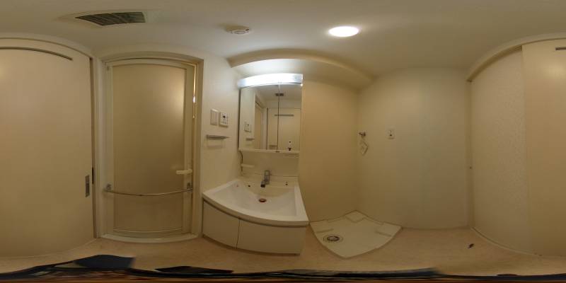 パノラマ画像洗面所