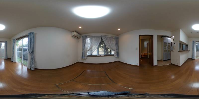 パノラマ画像リビング