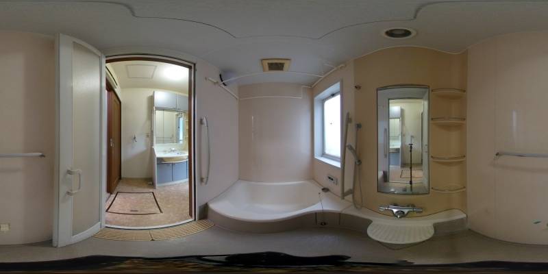 パノラマ画像バスルーム