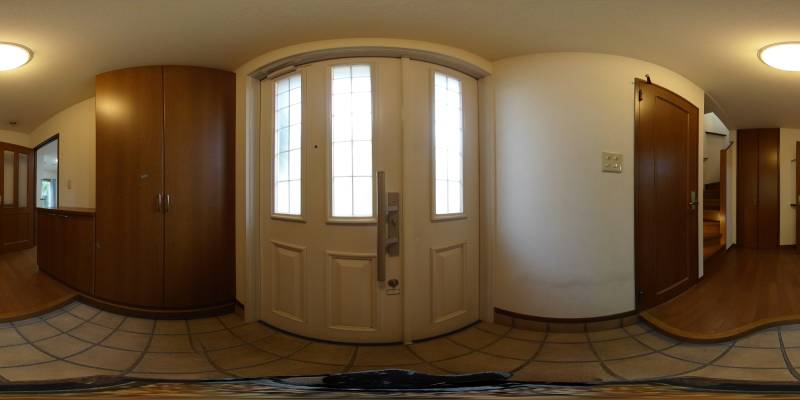 パノラマ画像玄関