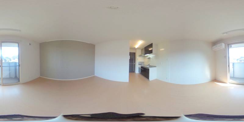 パノラマ画像リビング