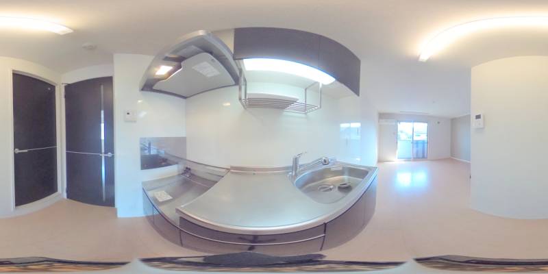 パノラマ画像キッチン