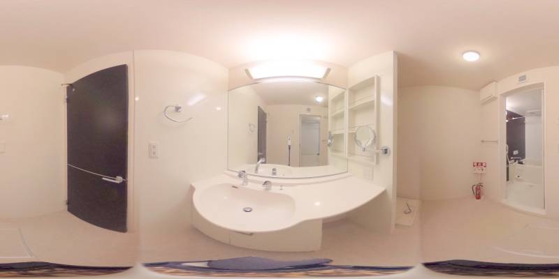 パノラマ画像洗面所