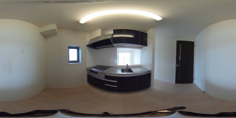 パノラマ画像キッチン