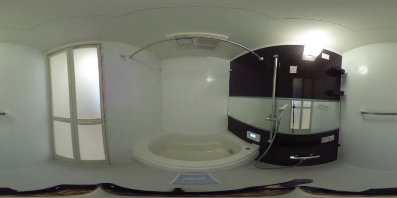 パノラマ画像バスルーム