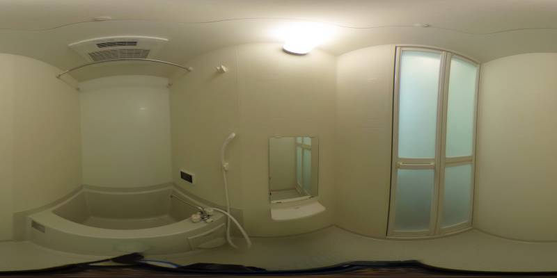 パノラマ画像バスルーム